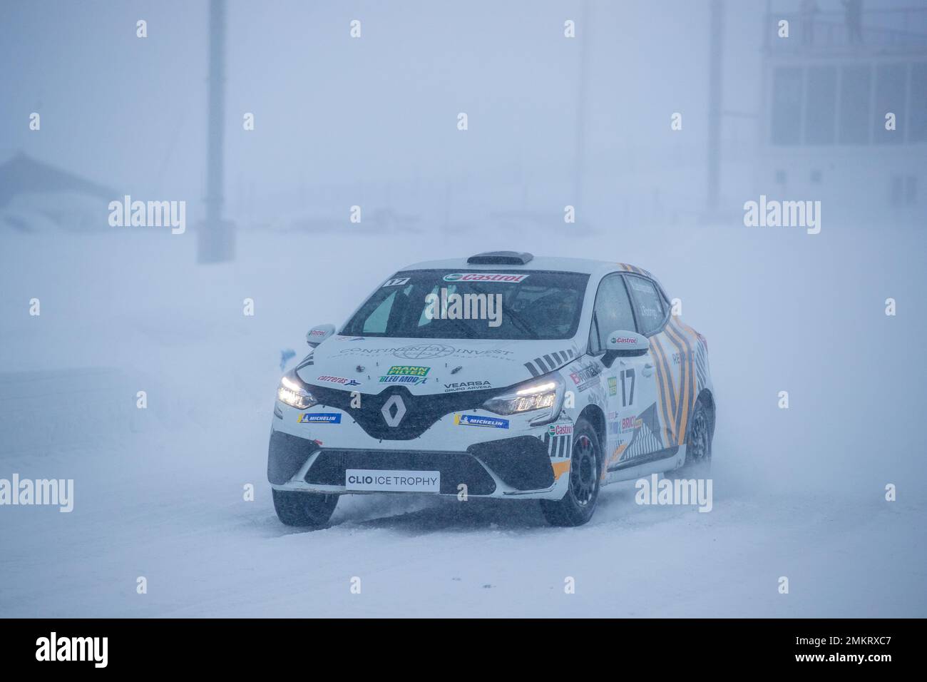 17A Mathieu LANNEPOUDENX (FR), BRUNET COMPETITION, action 17B Joaquin RODRIGO (ES), BRUNET COMPETITION, action` during the 2023 Clio Ice Trophy 2023 - GSeries G2 on the Circuit Andorra - Pas de la Casa, on January 28, 2023 in Encamp, Andorra - Picture Damien Doumergue / DPPI Stock Photo